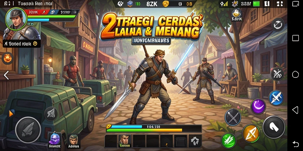 Tampilan gameplay 8ZK yang mengesankan dan strategis.