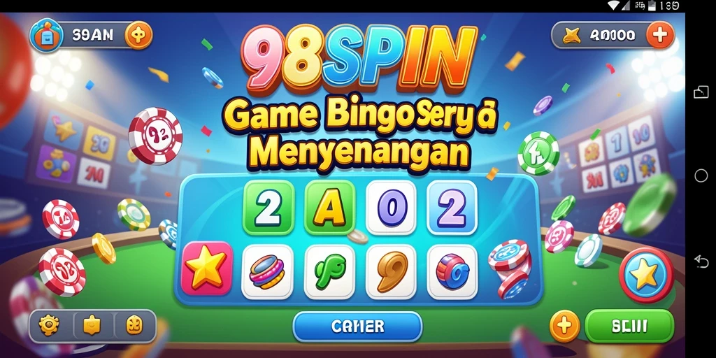 Screenshot gameplay 98SPIN dengan suasana Bingo yang seru.