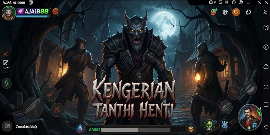 Screenshot utama AJAIB88 menunjukkan gameplay Horror yang mendebarkan.