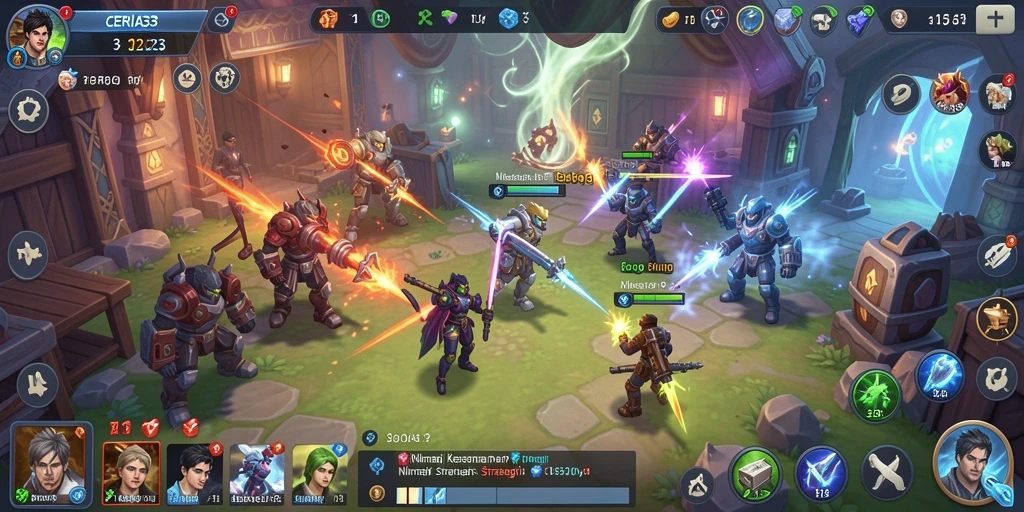 Tangkapan layar gameplay CERIA33 yang mendebarkan dan interaktif.