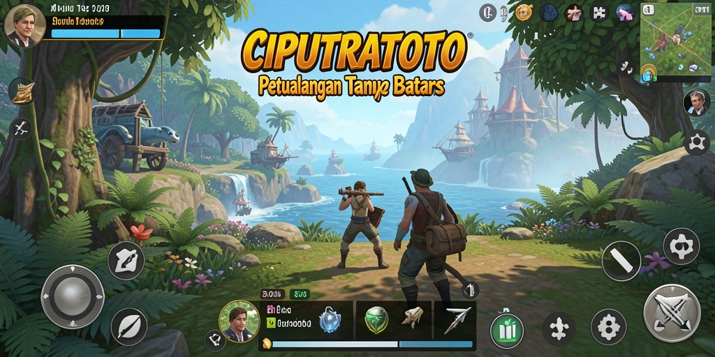Tampilan gameplay menakjubkan dari CIPUTRATOTO di dunia terbuka.