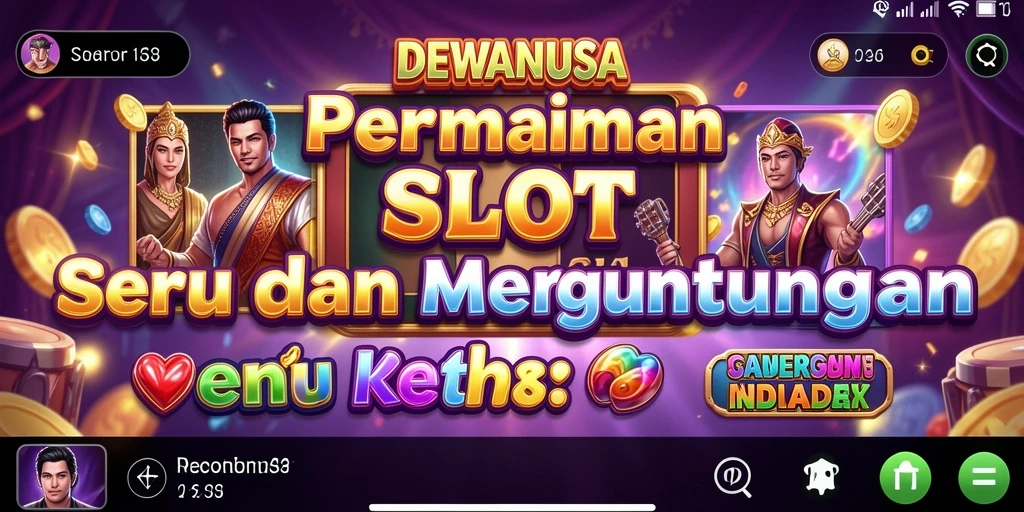 Tampilan gameplay DEWANUSA dengan grafis Slot yang menarik.