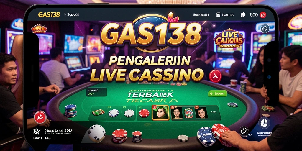 Tampilan aksi permainan Live Casino yang menegangkan di GAS138.