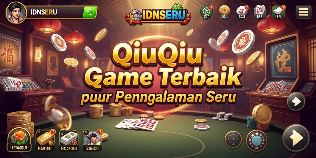 Gameplay seru QiuQiu di IDNSERU dengan pemain aktif.