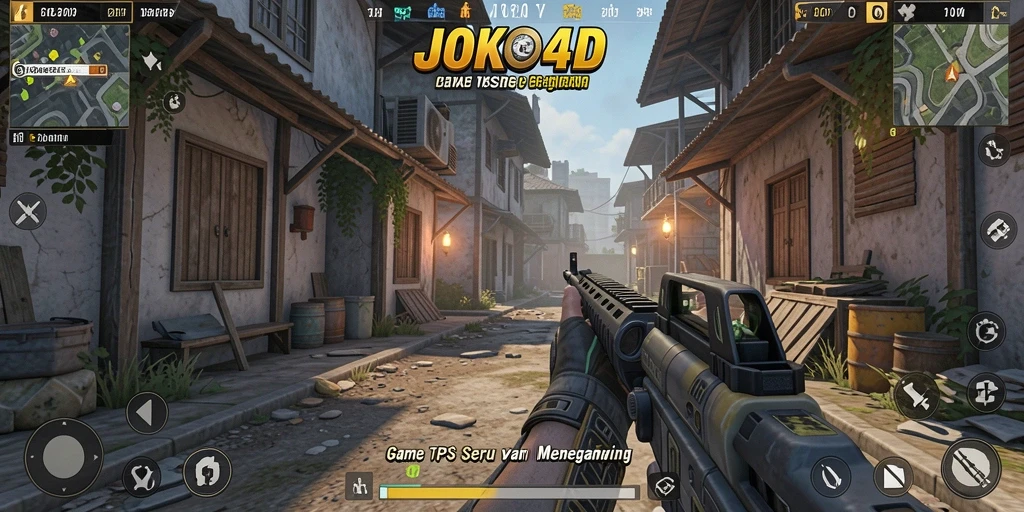 Screenshot utama menunjukkan aksi tempur intens dalam JOKO4D.