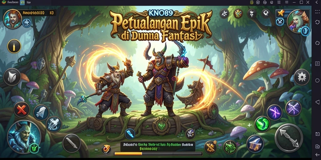 Tampilan gameplay KNO89 yang menegangkan di dunia RPG.