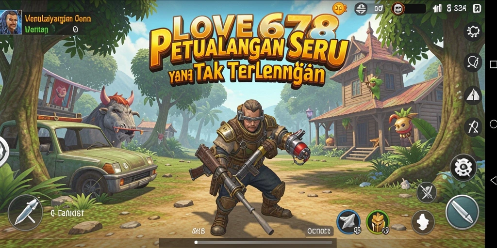 Tangkapan layar menunjukkan aksi gameplay penuh petualangan di LOVE678.