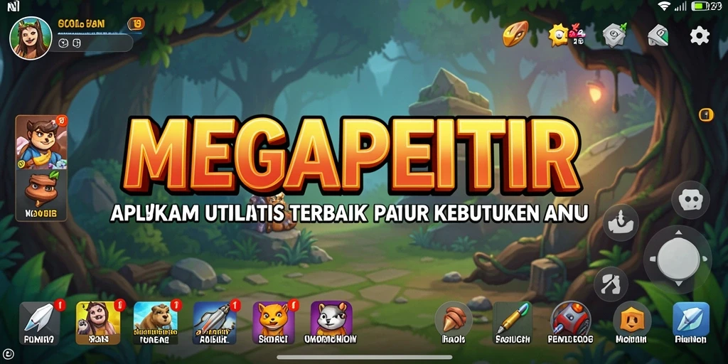 Screenshot menampilkan antarmuka pengguna MEGAPETIR yang ramah dan mudah diakses.