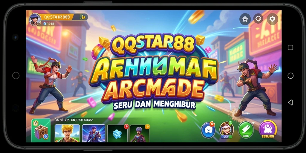 Screenshot utama QQSTAR88 menampilkan aksi gameplay yang seru dan penuh tantangan.