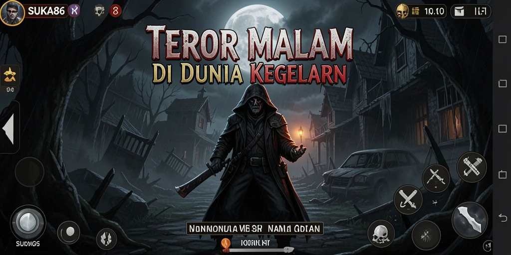 Gameplay SUKA86 yang menegangkan dengan suasana Horror yang mencekam.
