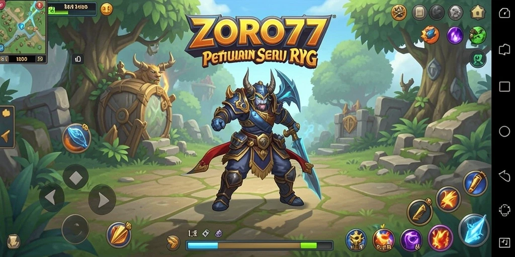 Gameplay ZORO77 dengan aksi RPG yang mendebarkan dan karakter unik.